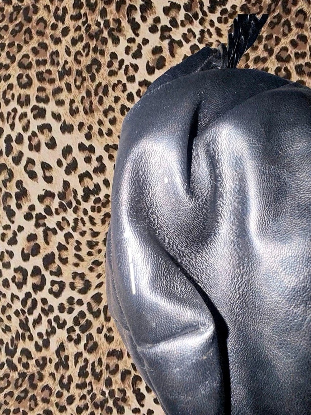 Kendall & Kylie Black leopard print Shoulder Bag - Picture 5 of 6